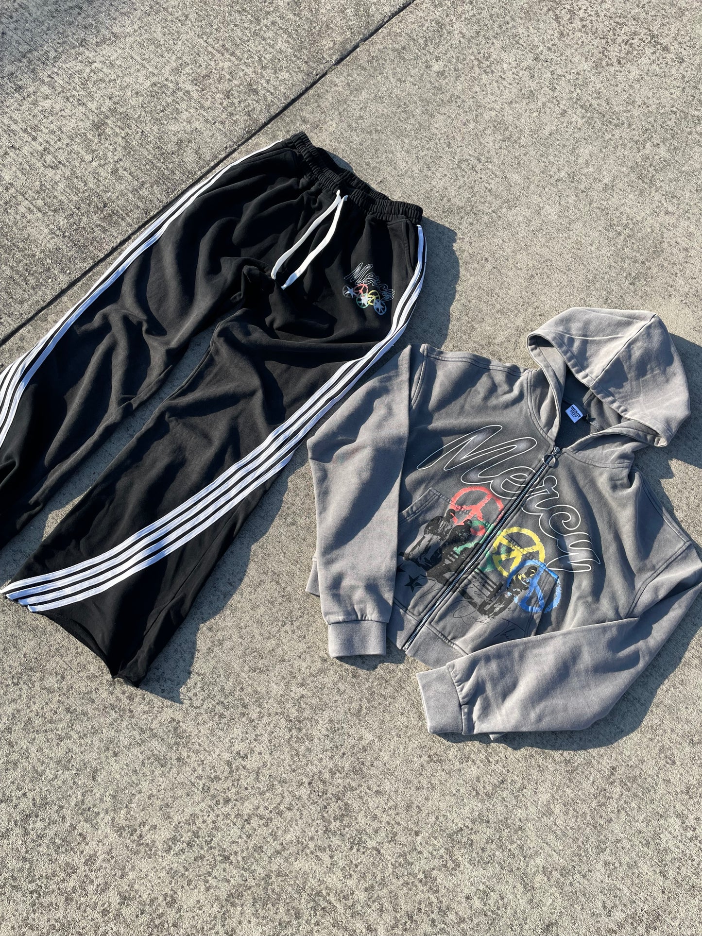 “PEACE” Hoodie & Sweatpants Set
