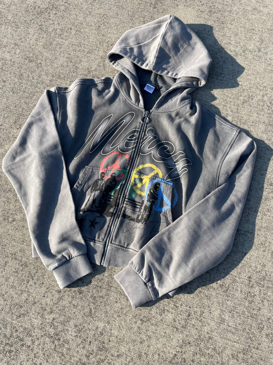 “PEACE” Zip Up Hoodie